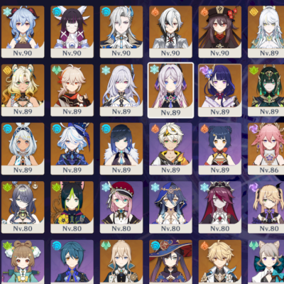 Conta AR60, diversos personagens, builds e armas