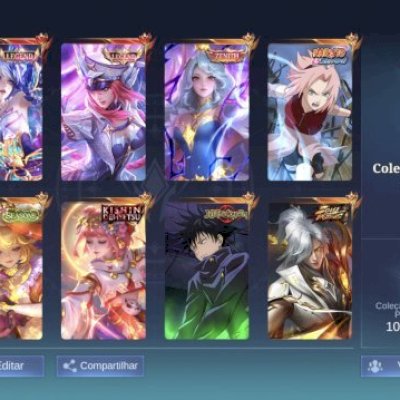 🌠Mobile Legends 433 Skins. Muitas Skins Raras