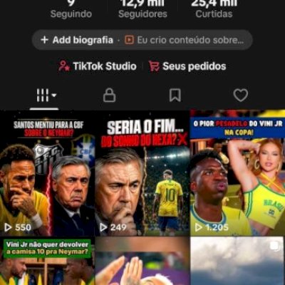 CONTA DO TIKTOK MONETIZADA +12,9K SEGUIDORES (ENGAJAMENTO REAL)
