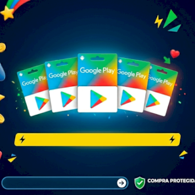 Gift Card Google Play R$ 30,00 – Saldo Imediato para Apps, Jogos e Filmes!