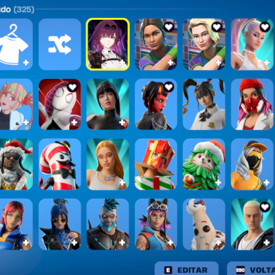 CONTA FORTINITE IKONIK+PASSE S3+325 SKINS + SALVE O MUNDO FUNDADOR