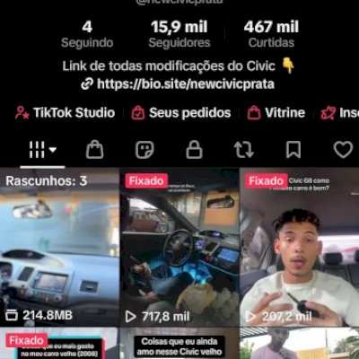 Conta engajada TikTok +15.900mil seguidores, + monetização e ttk shop liberados