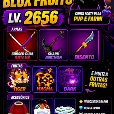 Conta de Roblox, blox fruits 