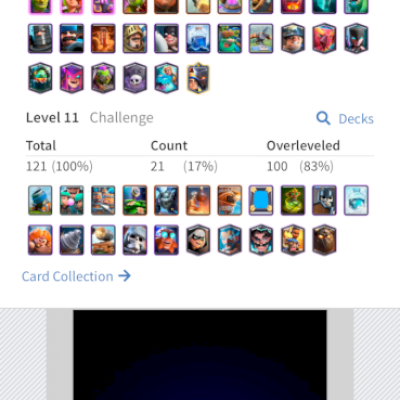 Conta Clash Royale lv68 cartas Lv16 15 