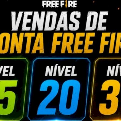 [MELHORES CONTAS] CONTA FREE FIRE LV 15,20,30 NA PROMOÇÃO