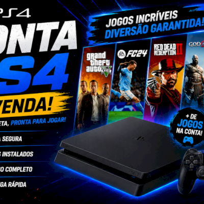 🎮🔥 CONTA PS4 À VENDA 🔥🎮  💥 
