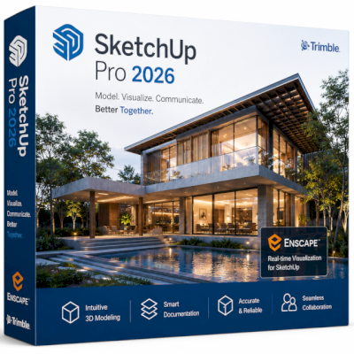 Sketchup Pro 2026 + Enscape 3d 4.18 