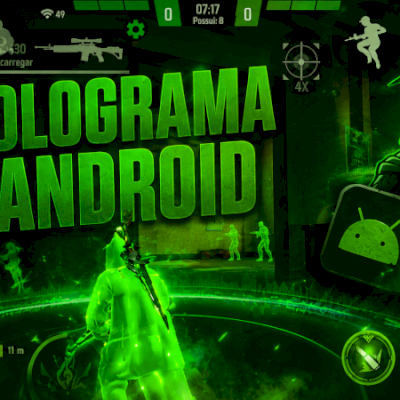 Holograma android com auxilio atualizado ant banimentos 