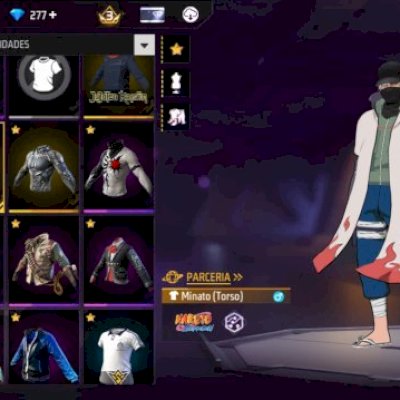 CONTA FREE FIRE GEMADINHA COM MINATO 🔥