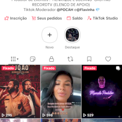Conta tiktok 3400 seguidores reais,nível 27,faltam 20k.para o 28 , reais gastos 