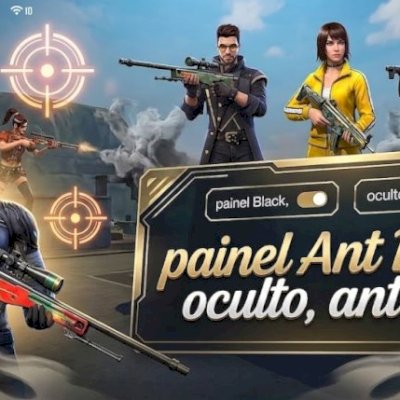 Xit Profissional Para Free Fire - Ant Black, Disfarçado