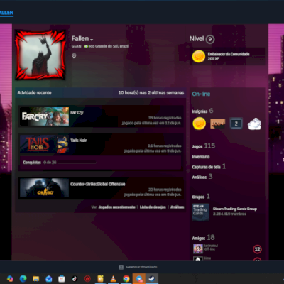 Conta da steam com 110 jogos ( Com e-mail )