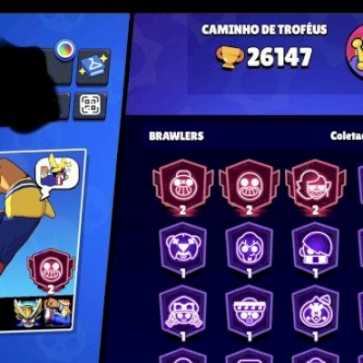 🔥 CONTA BRAWL STARS 26K | 65 BRAWLERS | 27 HIPERCARGAS | SKINS MHA