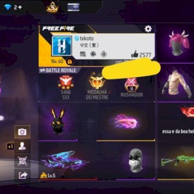 Conta de Free Fire barato para sair logo !!!