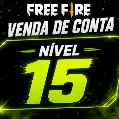 [MELHORES CONTAS] CONTA FREE FIRE LV 15 NA PROMOÇÃO