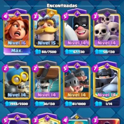 Conta Clash Royale 10.500 Troféus – 18 Evoluções + 4 Heróis/Tropas de Torre