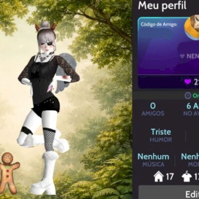 Conta feminina lvl 35