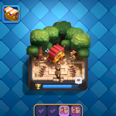 Conta de clash royale com 10k troféus 