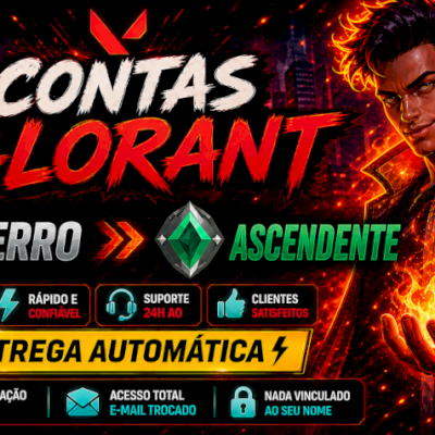 CONTA VALORANT PRONTA PRA COMPETITIVO - FERRO - ASCENDENTE - FULL ACESSO - SMURF