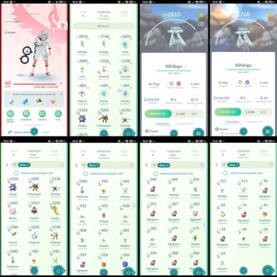 LVL 60 🔥 | 46 SHINIES ✨ + 6 LENDÁRIOS 🌟 | 2.3M STARDUST | pk18