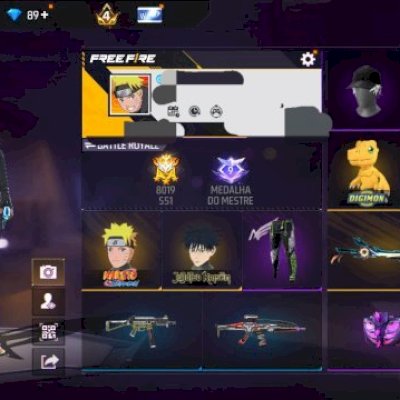 conta free fire com angelical