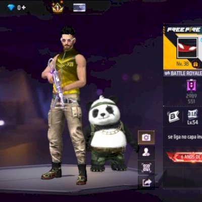 CONTA FREE FIRE ANTIGA 🔰