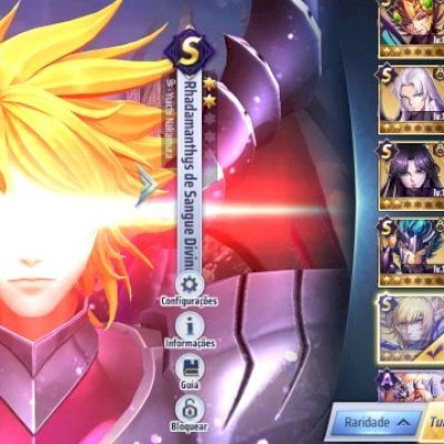 Conta Saint Seiya awaking top e livros(melhores cavaleiro) 