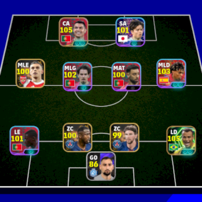 Conta efootball com pack Portugal mais o novo cafu
