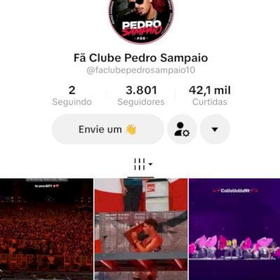 Vendo conta do tik Tok bem engajada 