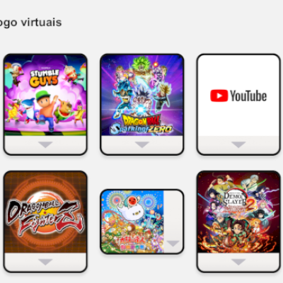 Jogos de anime conta full acesso Nintendo switch 