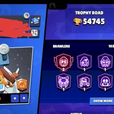 Conta de brawl stars muito rara