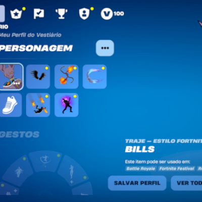 vendo conta de fortnite