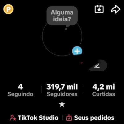 Conta Tik Tok monetizada 300mil seguidores Shop ativo