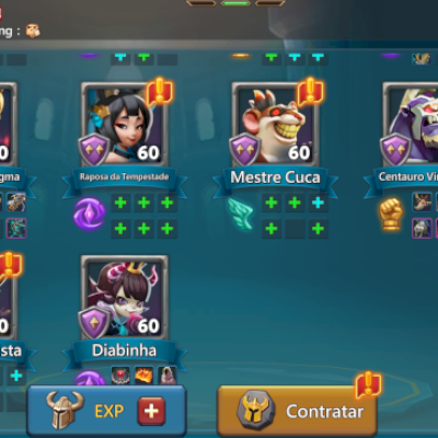 Conta Lords móbile t5 liberadas 