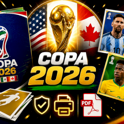 ÁLBUM DA COPA 2026 + TODAS AS FIGURINHAS EM PDF | ENTREGA AUTOMÁTICA