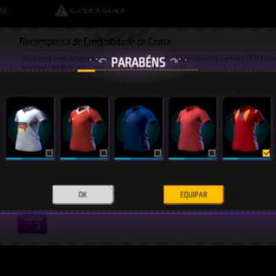 Free fire roupa