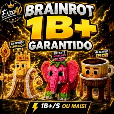 [50% Desconto] BRAINROTS 1BI/S+