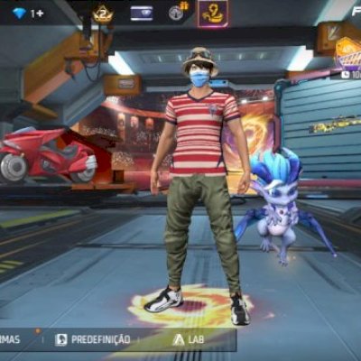 Conta Free Fire com todas as camisas do time da Seleção