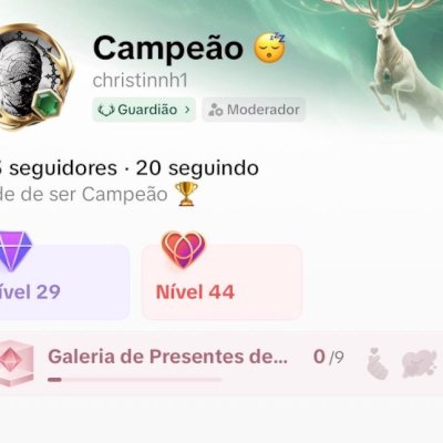 Conta para presenteador Nivel 29