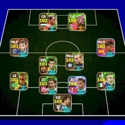 Conta eFootball com Kvara Blitz Curler e muito mais