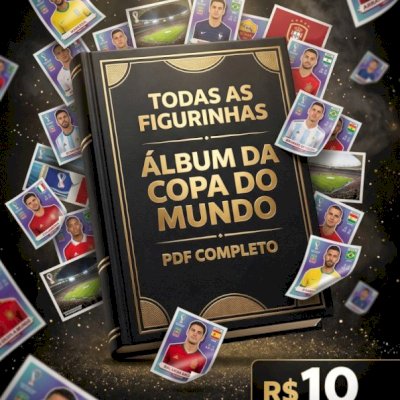 🏆 TODAS AS FIGURINHAS DO ÁLBUM DA COPA DO MUNDO EM PDF POR APENAS R$ 10!