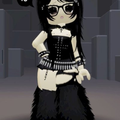 conta do roblox a venda moda feminina gotica/emo/y2k 