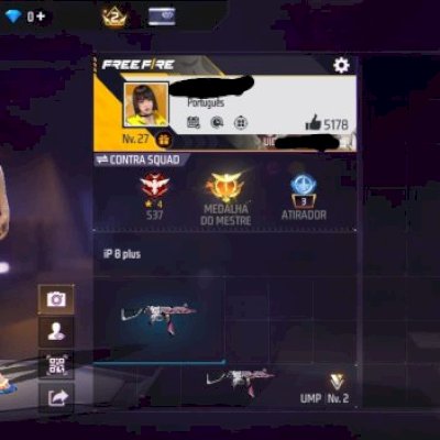 Conta free fire muito gemada oportunidade única!