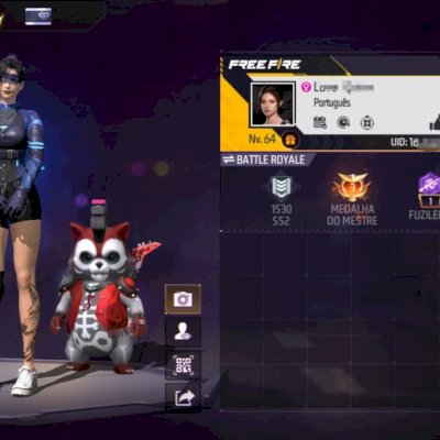 Conta FF nível 64 