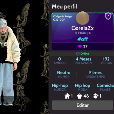 Conta fake de avakin Life 