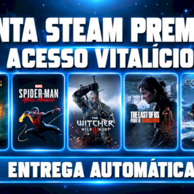 Conta Steam Premium | Melhores Jogos | Entrega Automática⚡