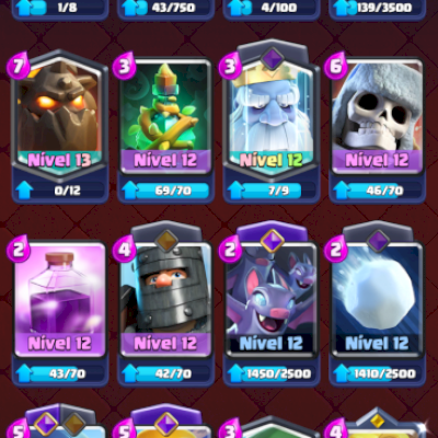 Conta Rara Clash Royale 