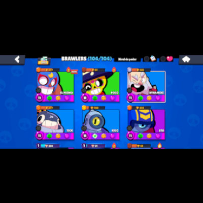 Conta Brawl Stars 21K Troféus | Todos os Brawlers | Skins Raras