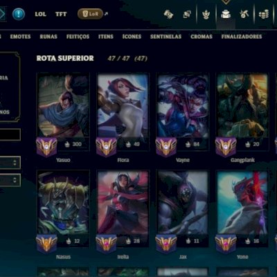 CONTA LOL DE COLECIONADOR | LVL 843 | 512 SKINS | SKINS RARAS