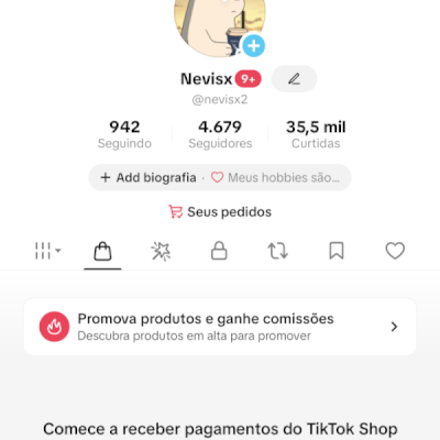 🔥 Conta TikTok 4,6K Seguidores | TikTok Shop Ativo | Alto Engajamento